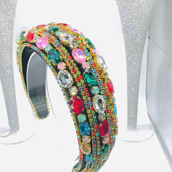 Colorful Rhinestone Headband - Picture 5 of 5